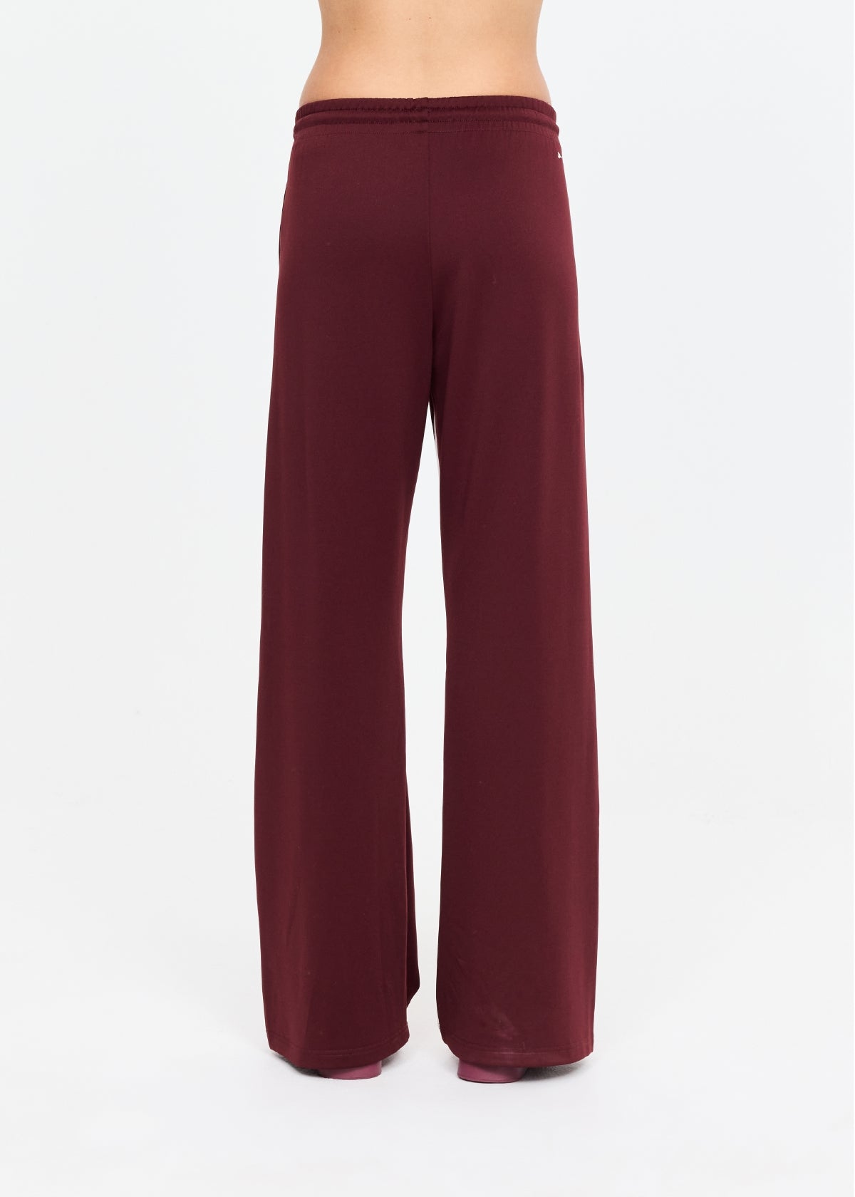 Marnie Panelled Wide Leg Pant - Maroon
