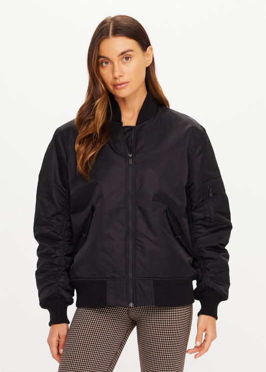 Tribute Bomber Jacket - Black