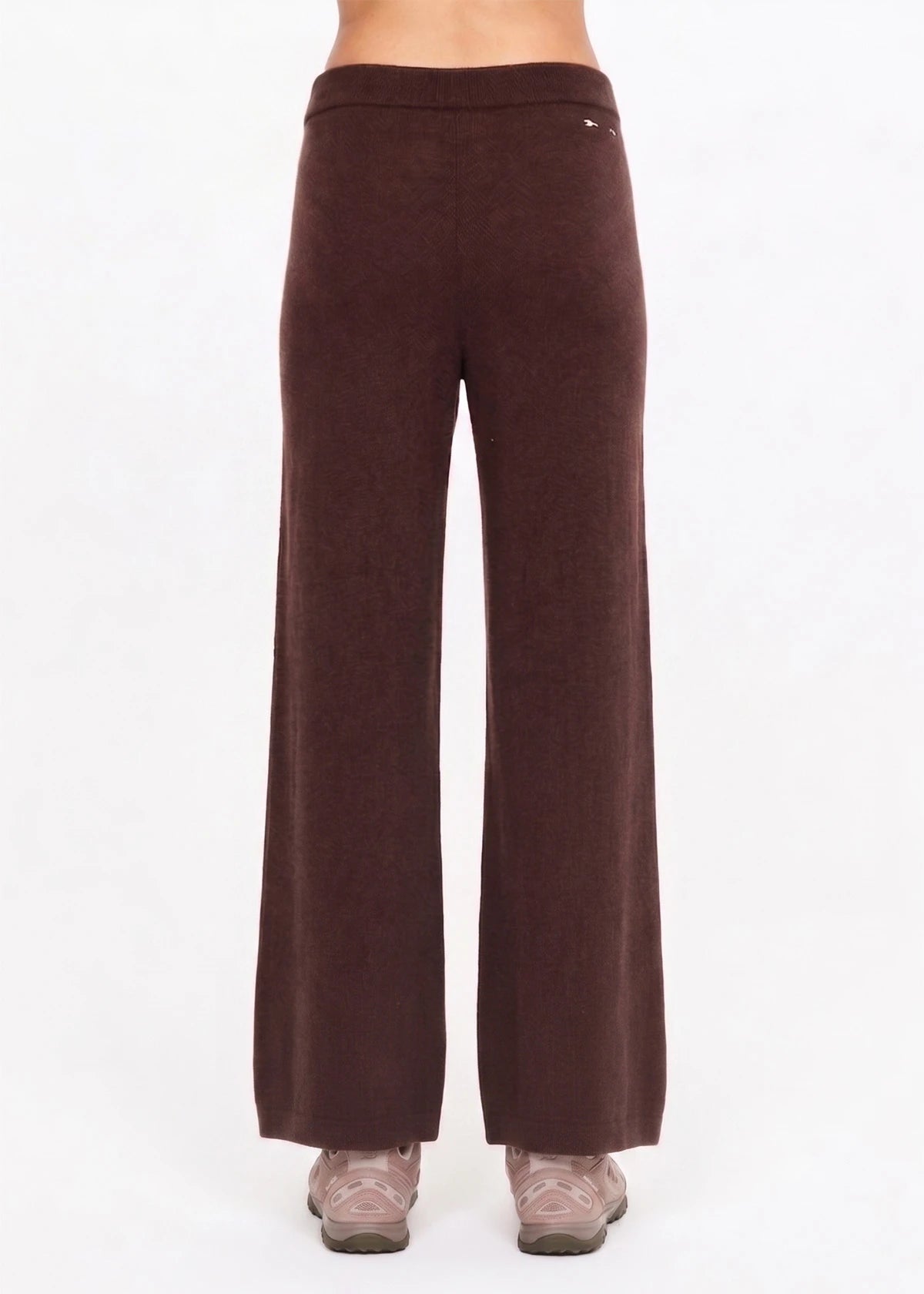 Coco Amelie Cashmere Knit Pant - Chocolate