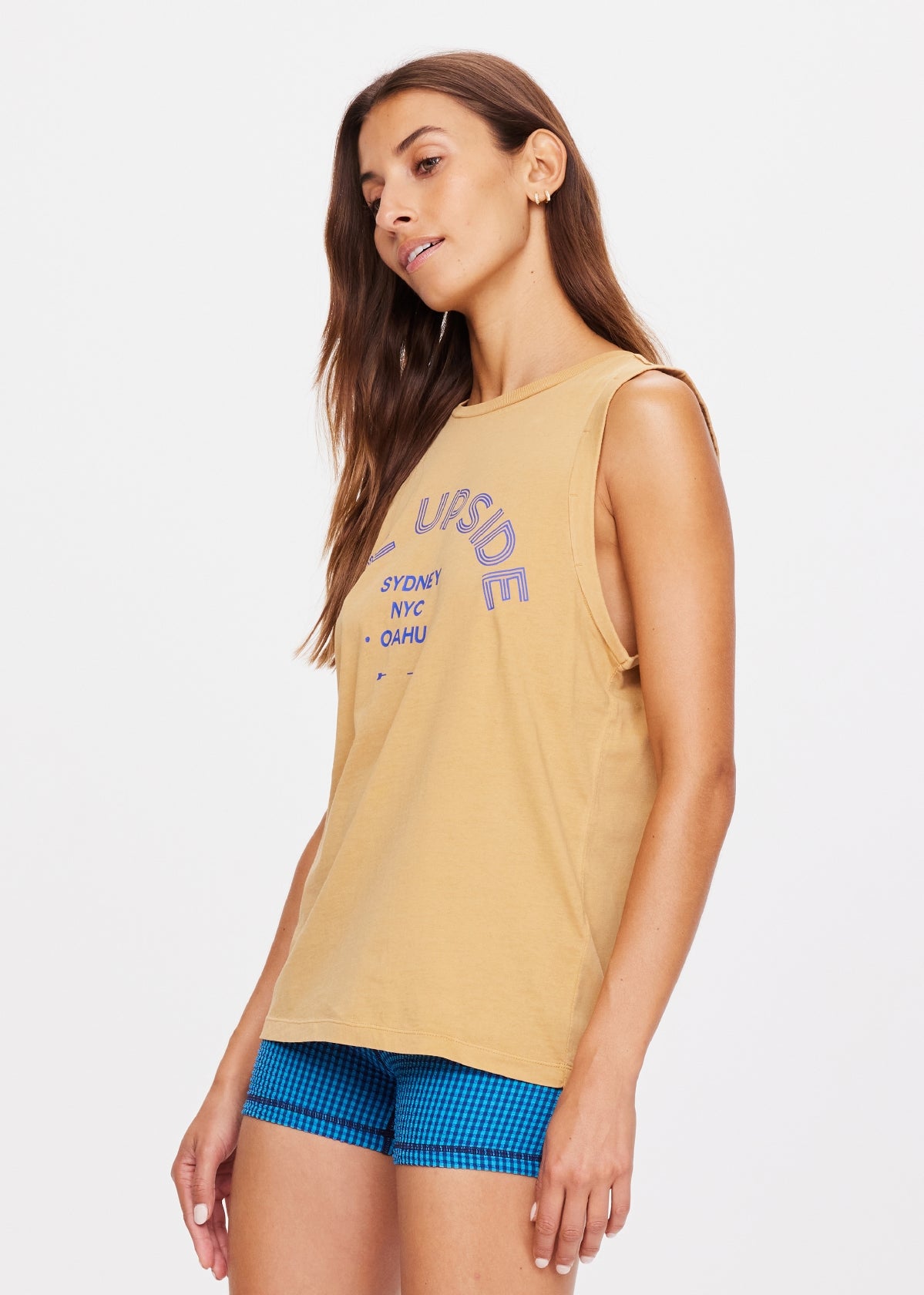 Jetset Jeet Tank - Natural