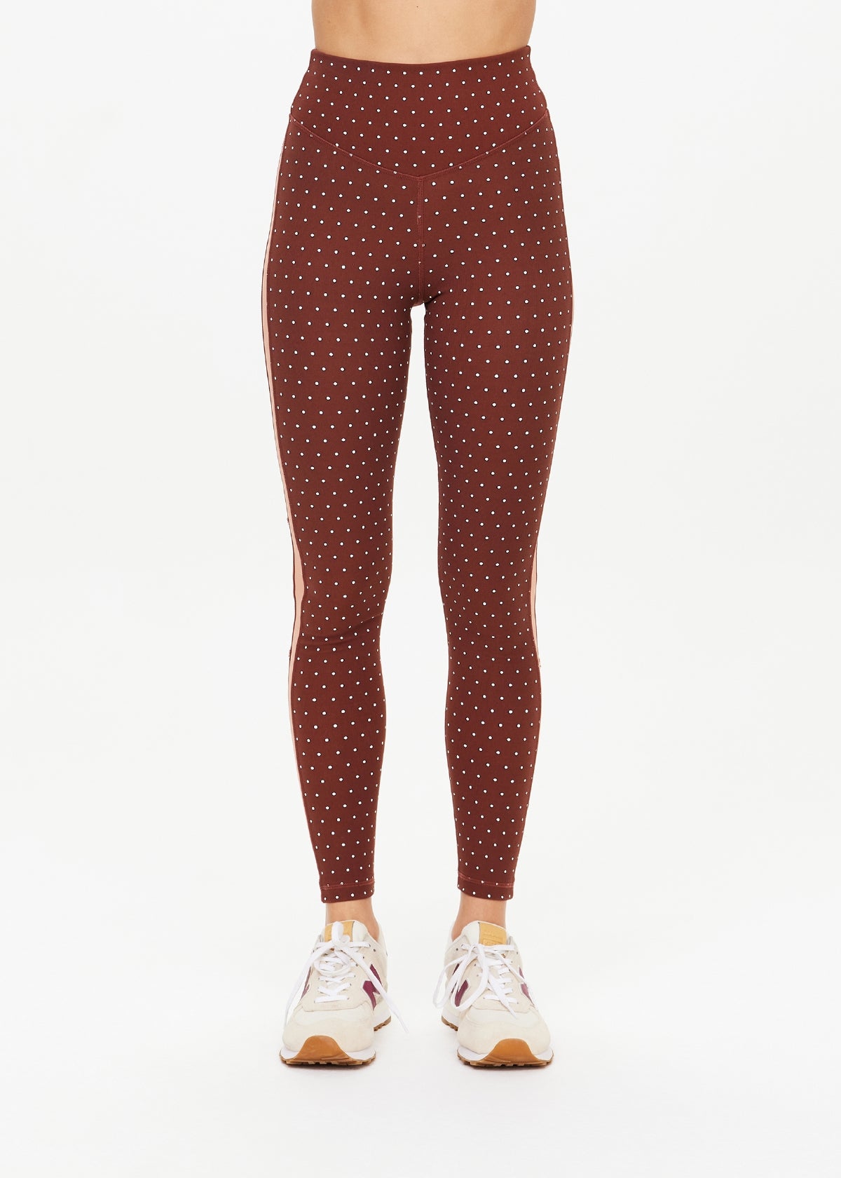 Maho 25IN High Rise Midi Pant - Polka Dots