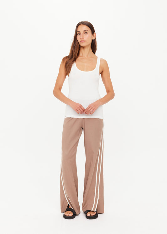 Alysa Racerback Tank Top - White