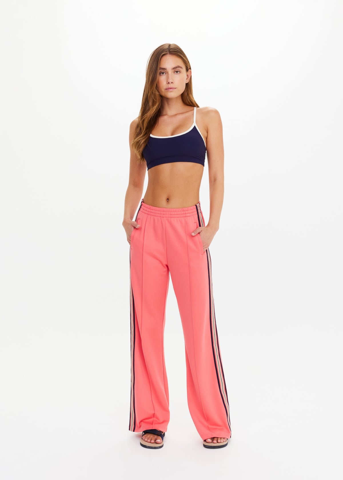 Voila Marnie Wide Leg Pant - Blush