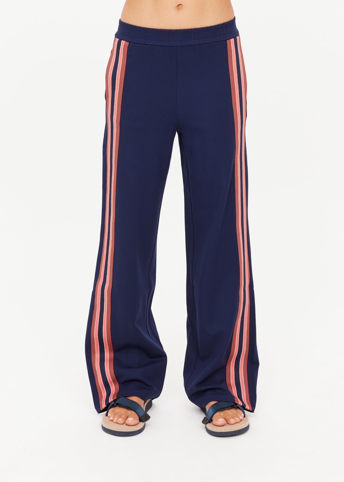 ANANDA WIDE LEG CODY PANT - NAVY