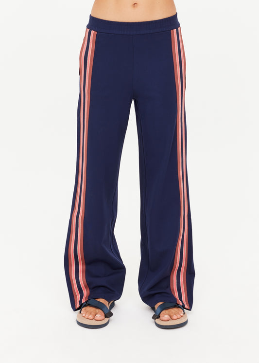 ANANDA WIDE LEG CODY PANT - NAVY
