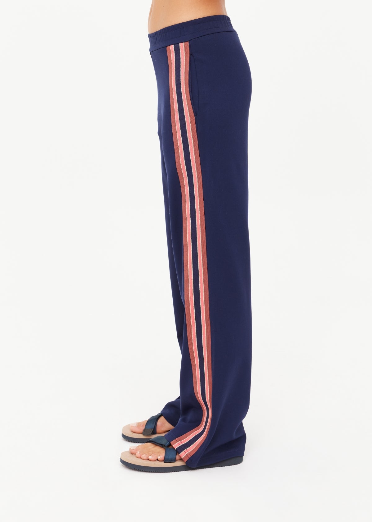 ANANDA WIDE LEG CODY PANT - NAVY