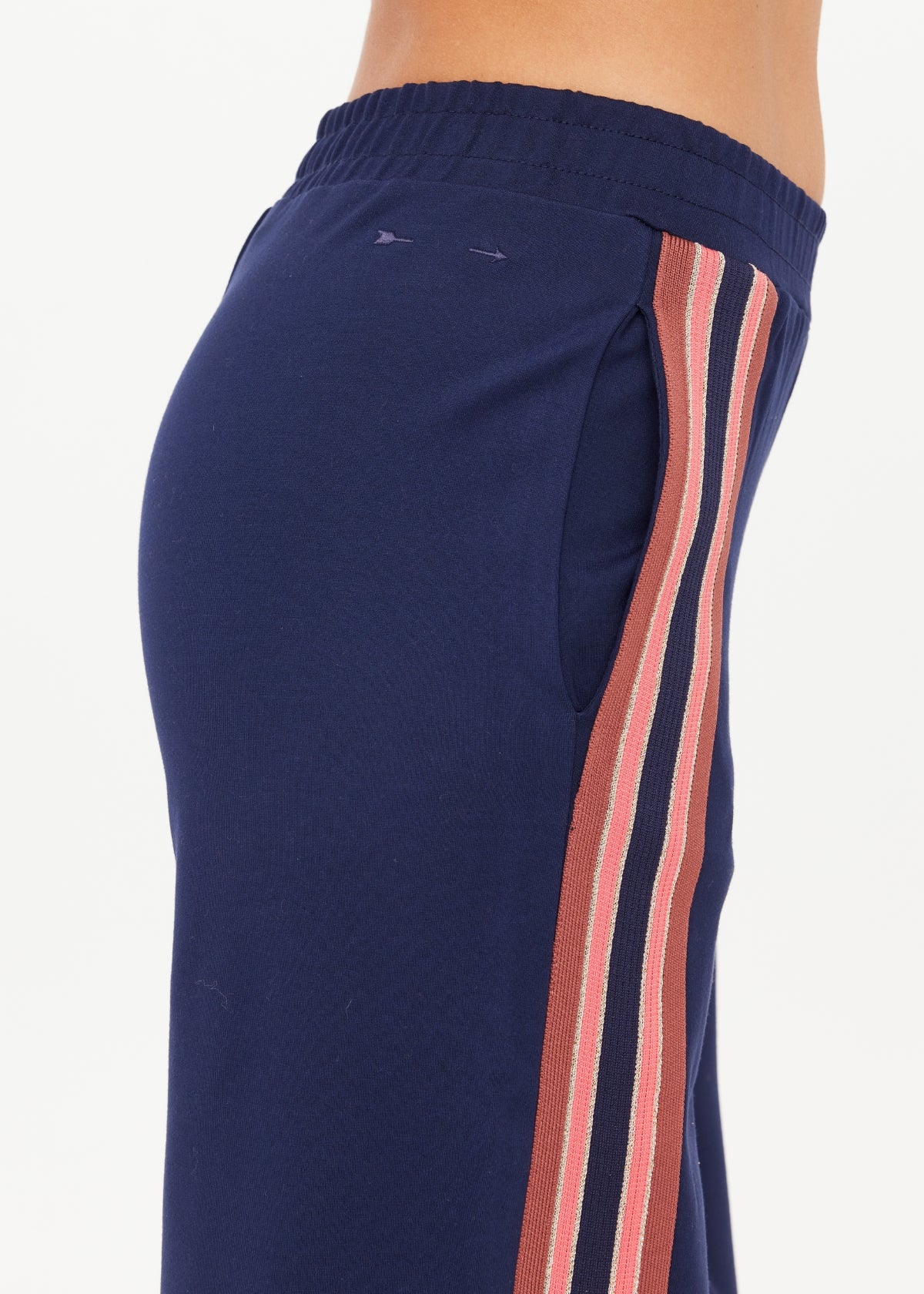 ANANDA WIDE LEG CODY PANT - NAVY
