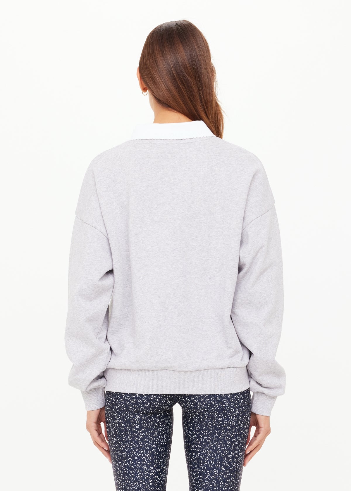 Pascal Collared Crew - Grey Marle