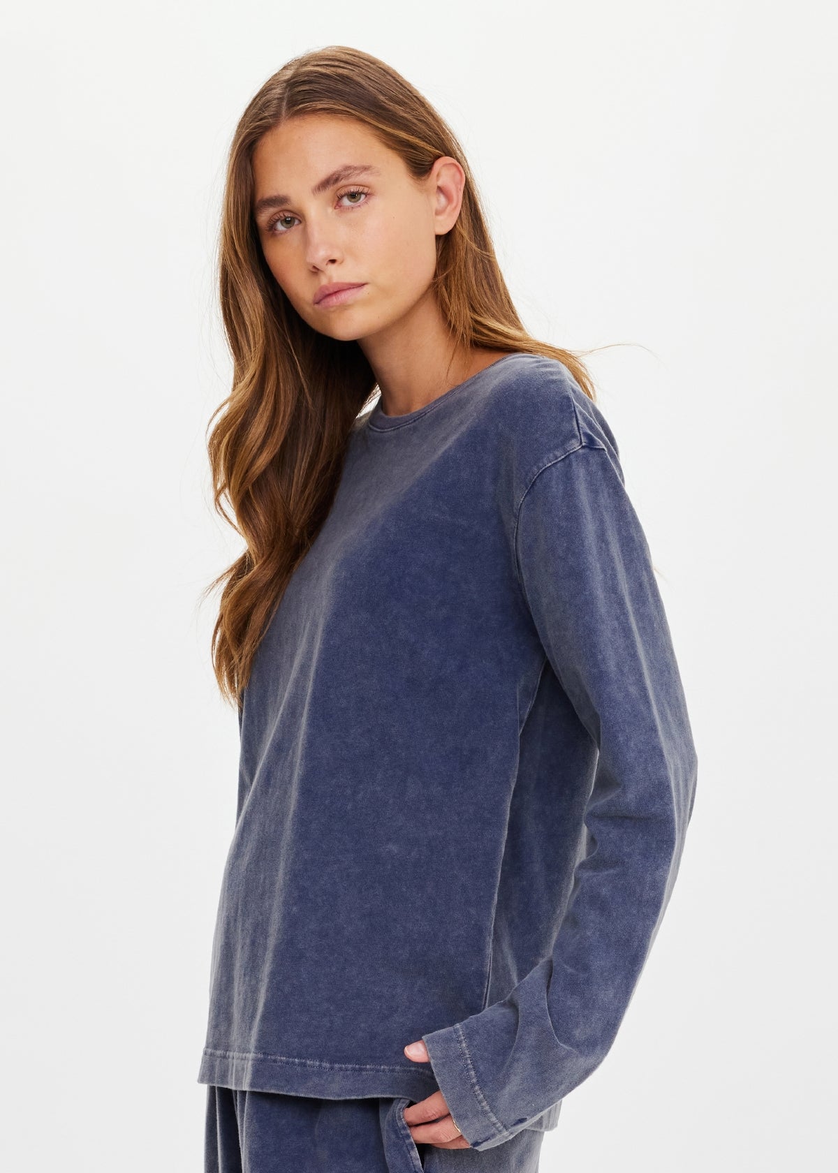 Soho Mali Long Sleeve Top - Blue