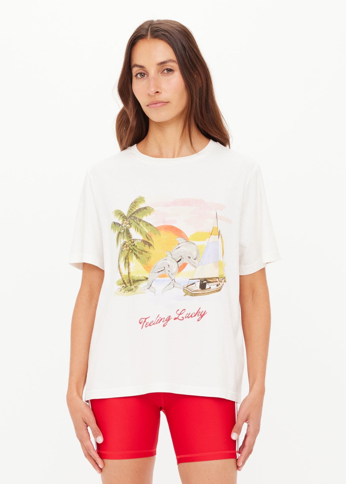 Feeling Lucky Jodhi Tee - Natural