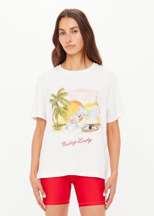 Feeling Lucky Jodhi Tee - Natural