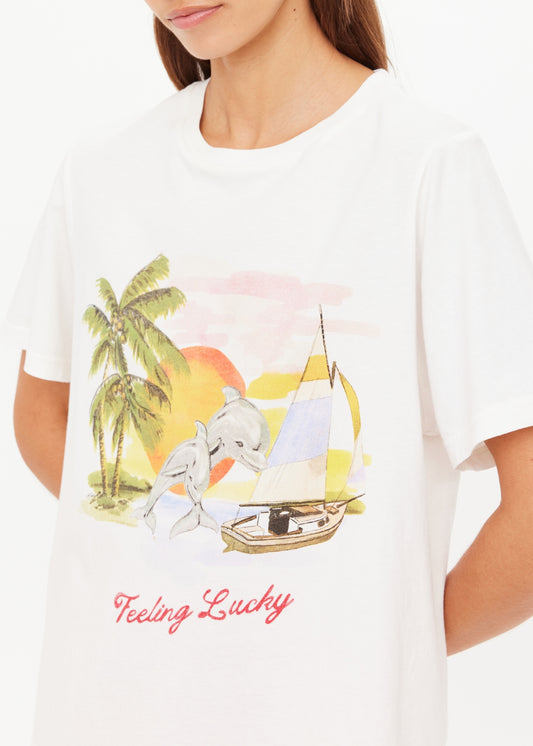 Feeling Lucky Jodhi Tee - Natural