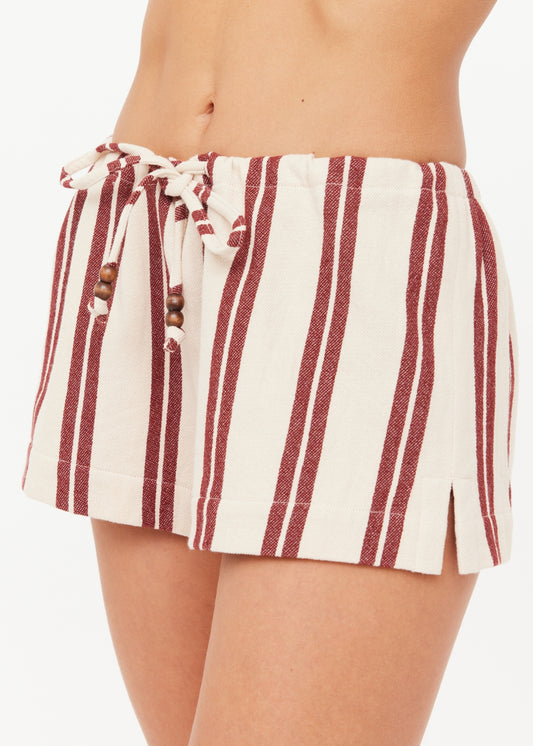 Baja Lucie Drawstring Short - Stripe