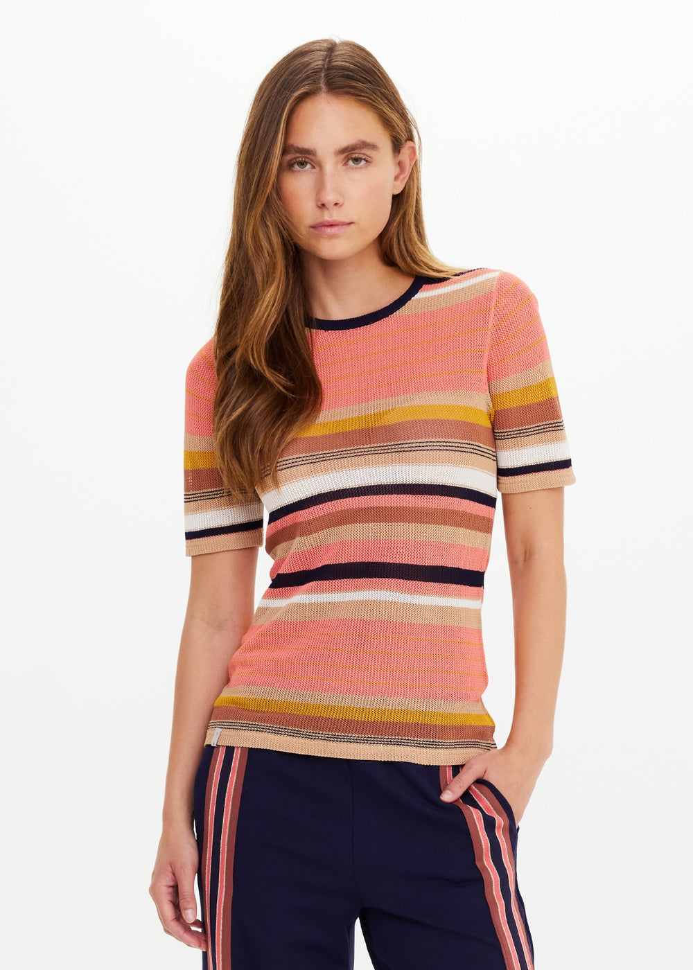 SUTTON KNIT TEE - STRIPE
