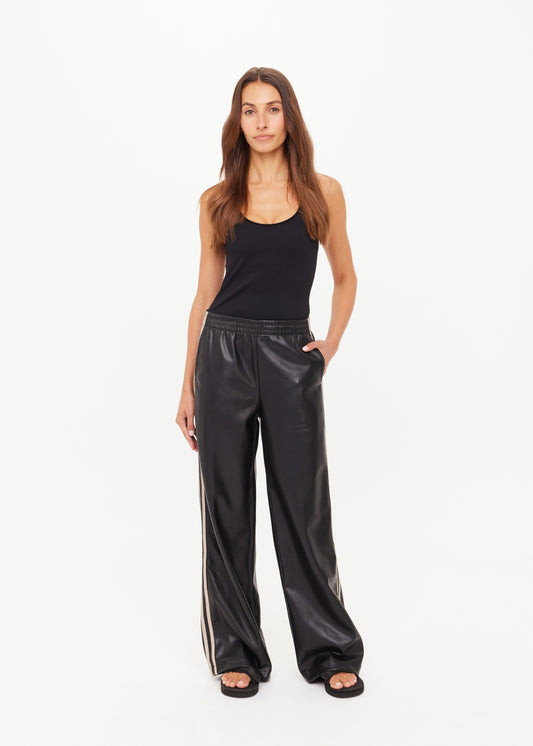 Vegan Leather Twilight Pant - Black