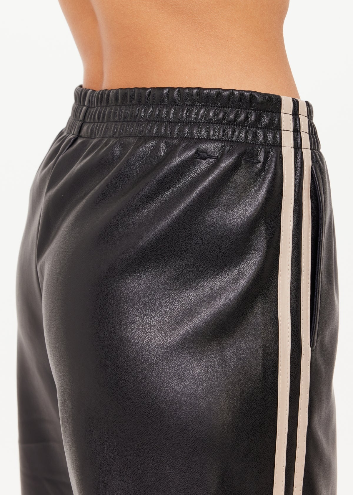 Vegan Leather Twilight Pant - Black