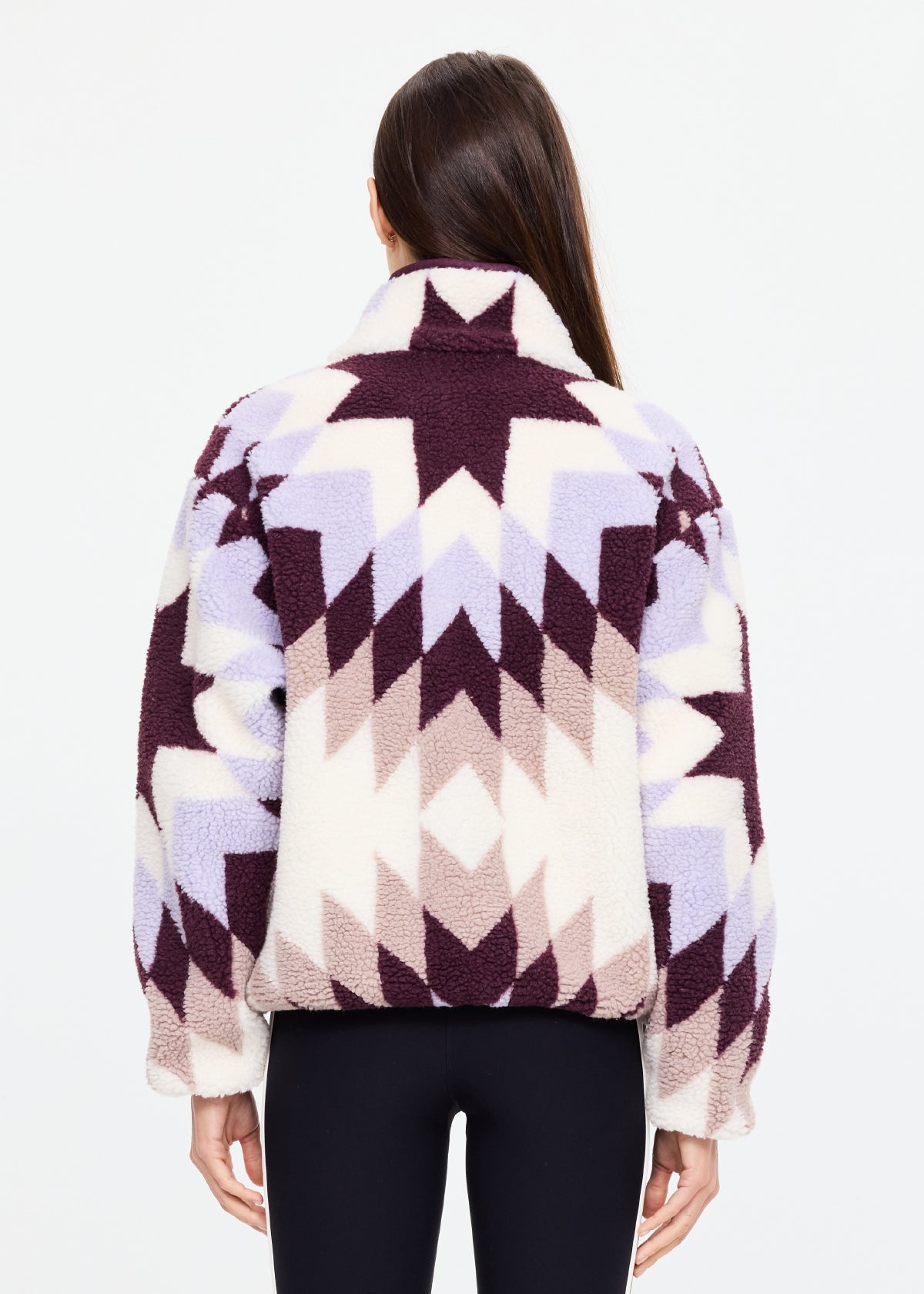 Harlow Fleece Pullover - Geo