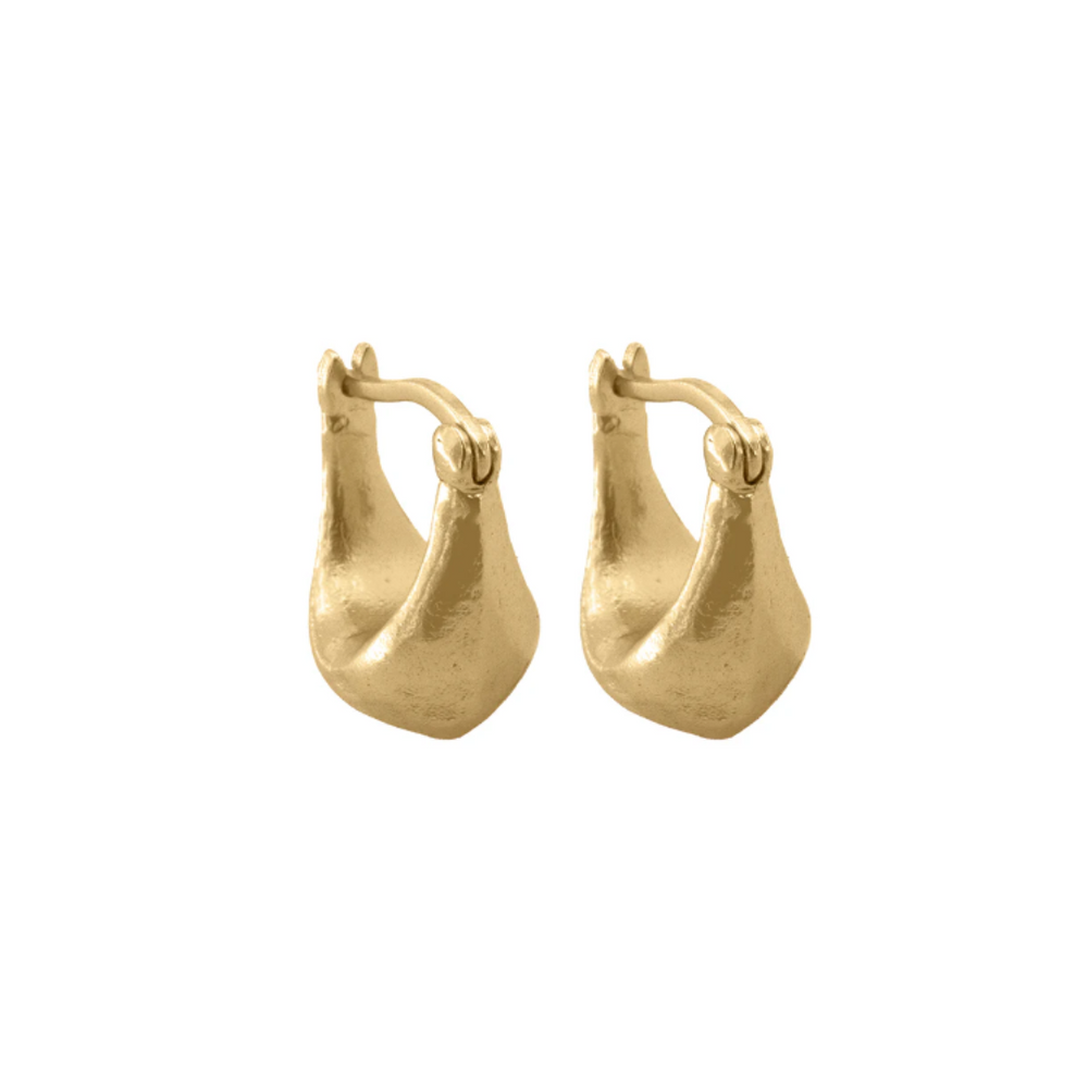 Antonis Hoop Earrings- 18K Gold Plated