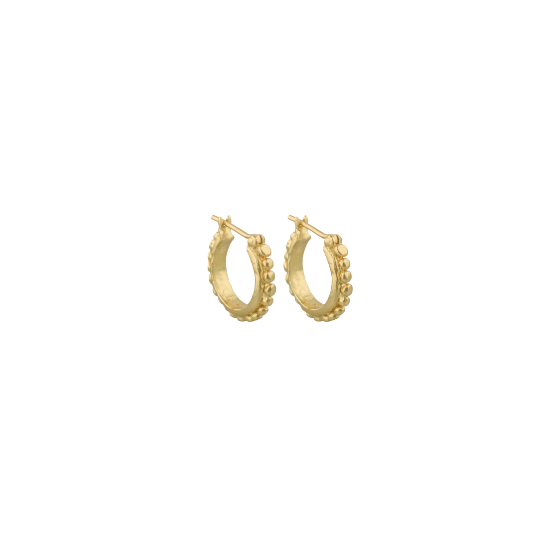 Angelica Hoops - 18K Gold Plated