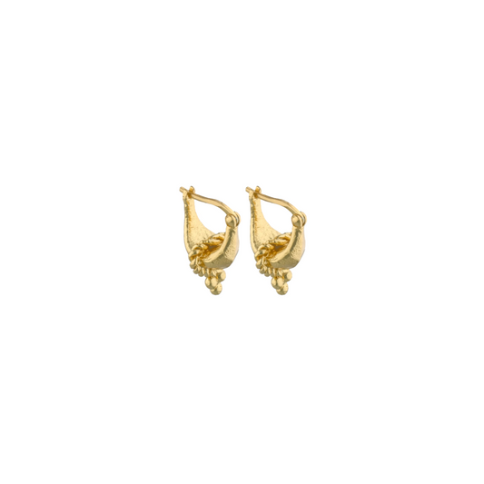 Tantour Hoops - 18K Gold Plated