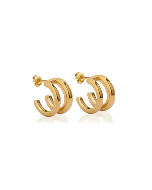 City Street Hoop Earrings