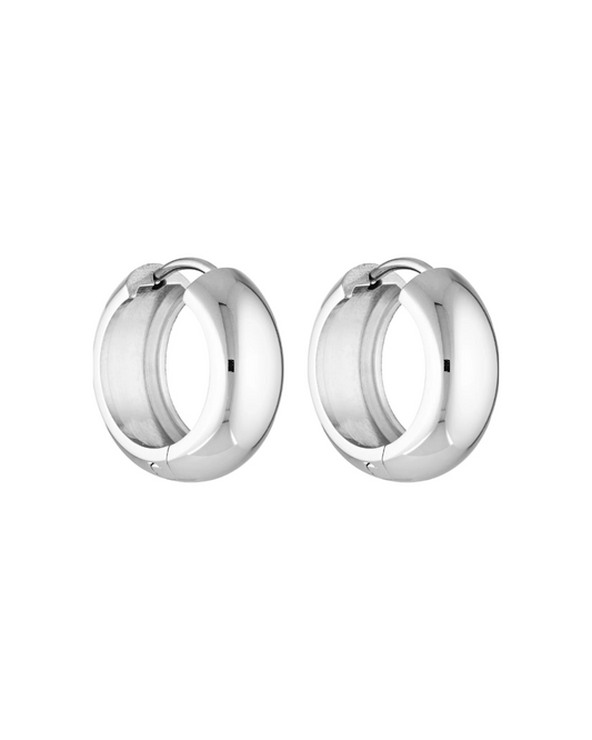 Petite Thick Huggies - White Gold 25mm