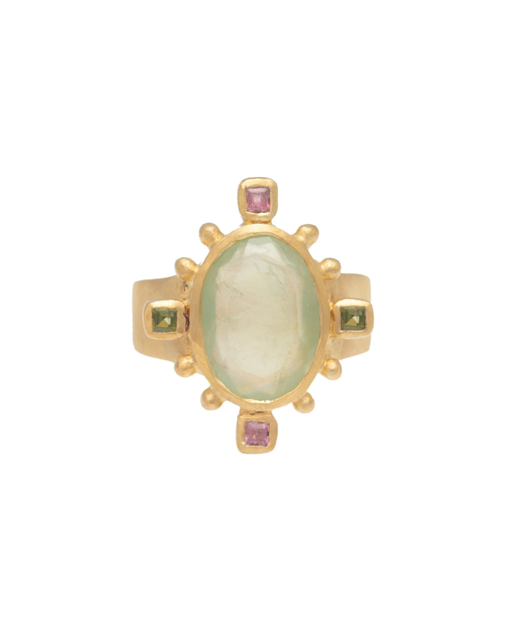Prehnite Rambagh Ring