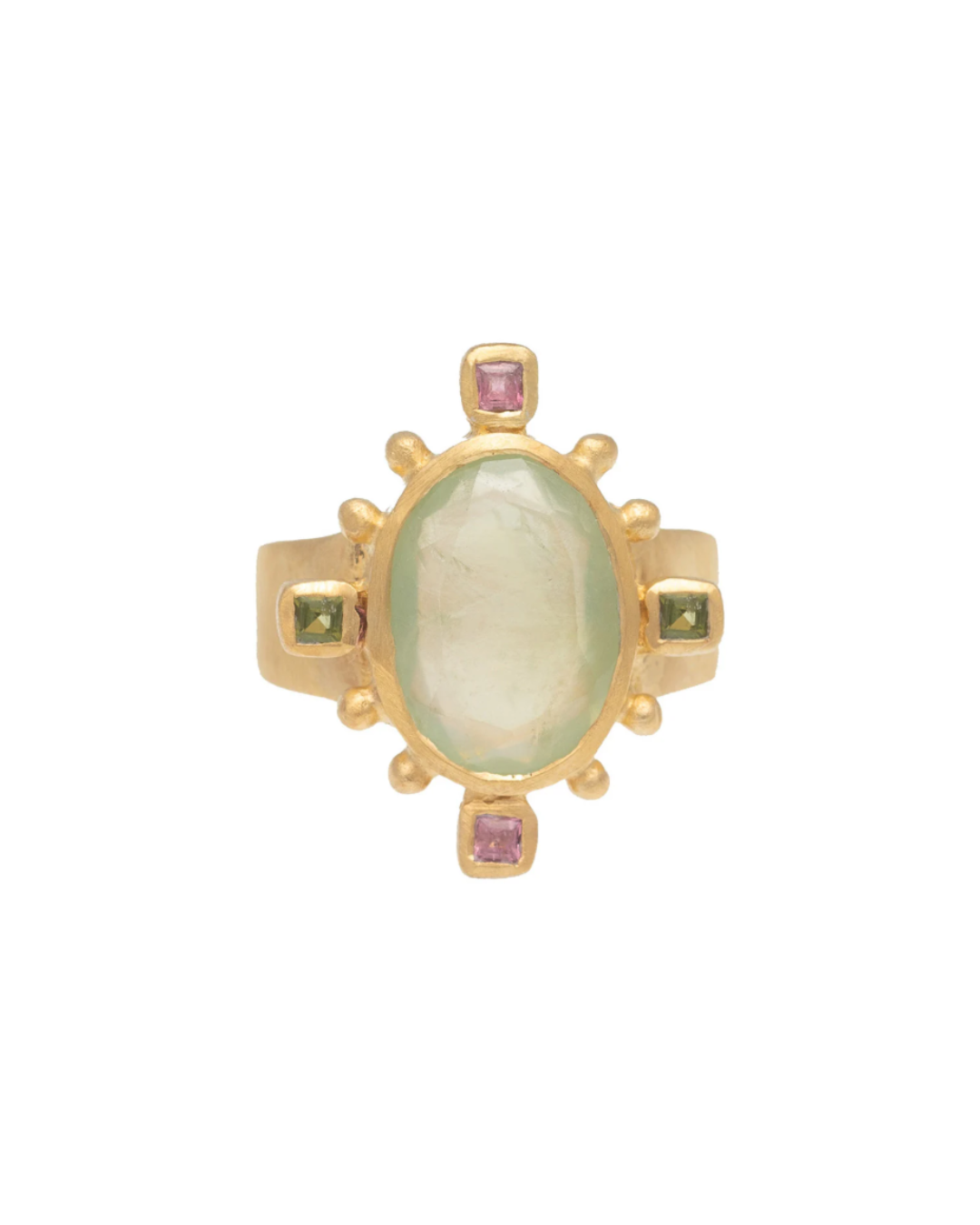 Prehnite Rambagh Ring