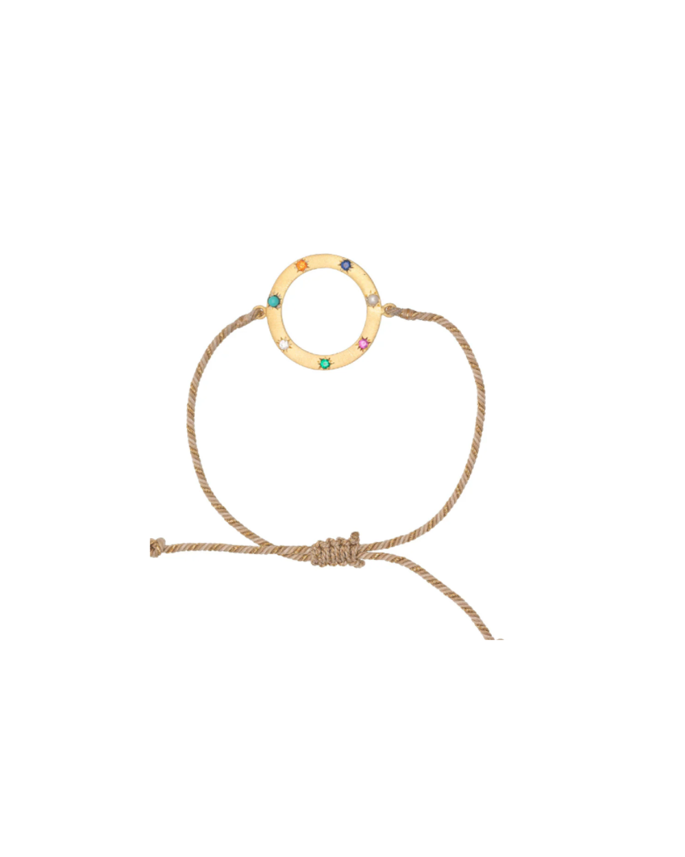 Safi Bracelet on Beige Cord