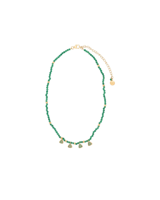Mamounia Green Aventurine Necklace