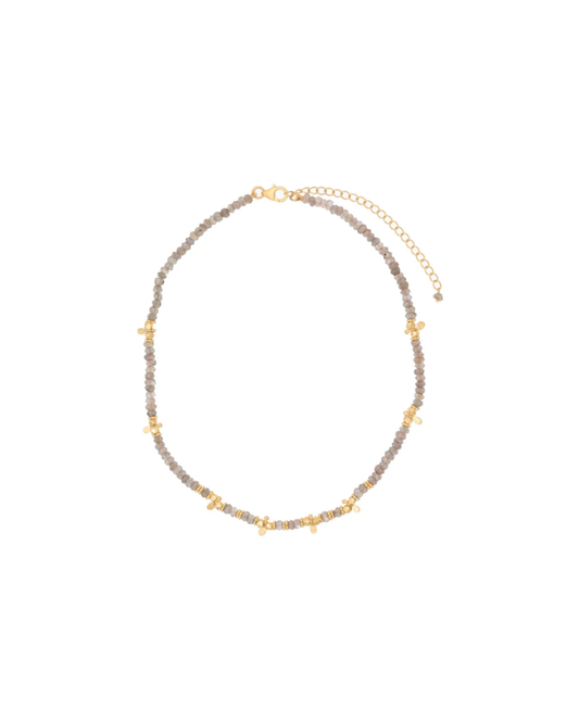 Labradorite Saffron Necklace