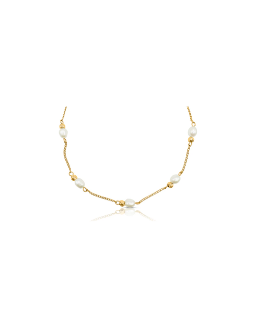Off Court Pearl Necklace