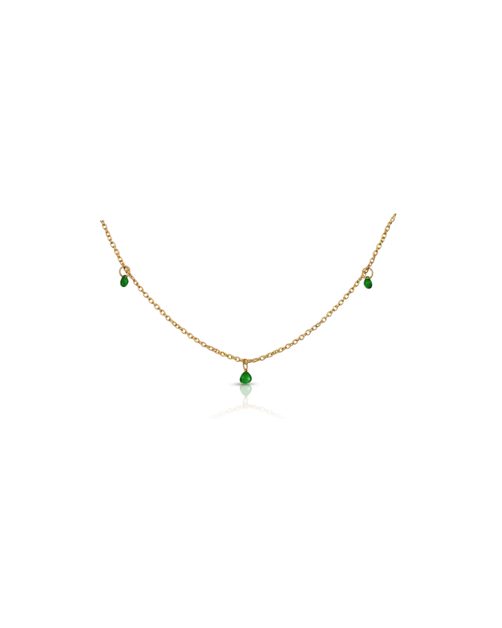Off Duty Emerald Necklace
