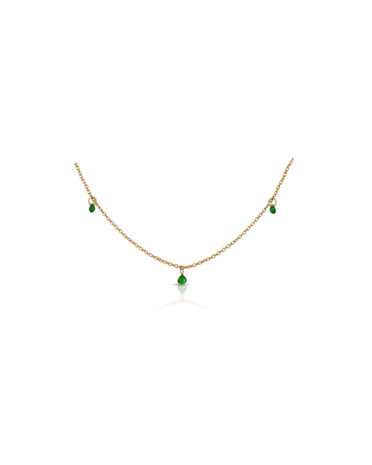 Off Duty Emerald Necklace