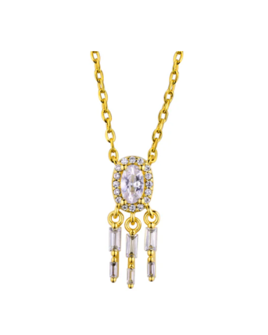 Dinasty River Necklace - Gold Plated