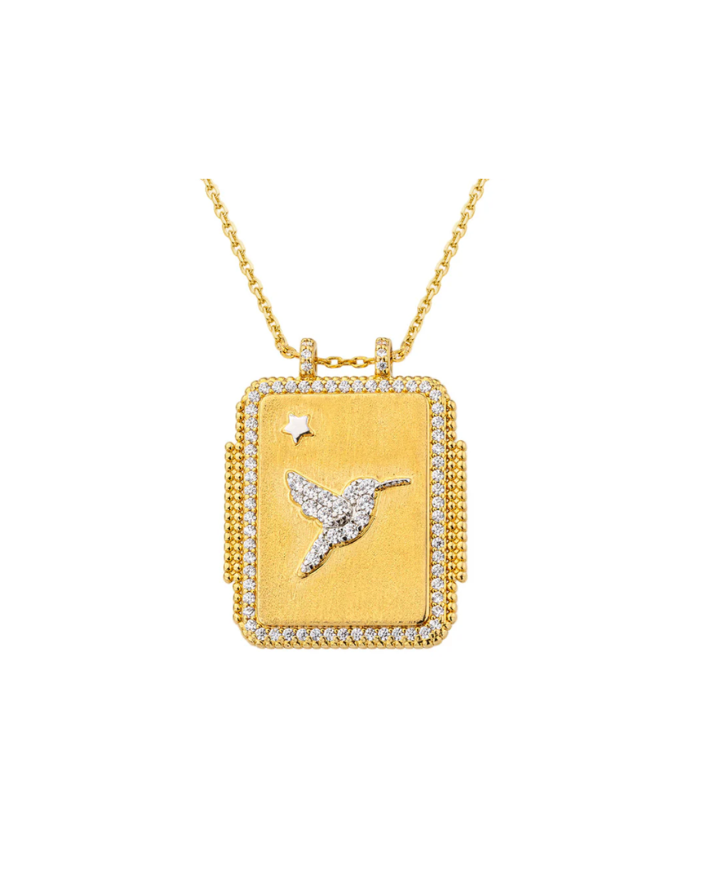 Hummingbird Necklace - Gold Plated