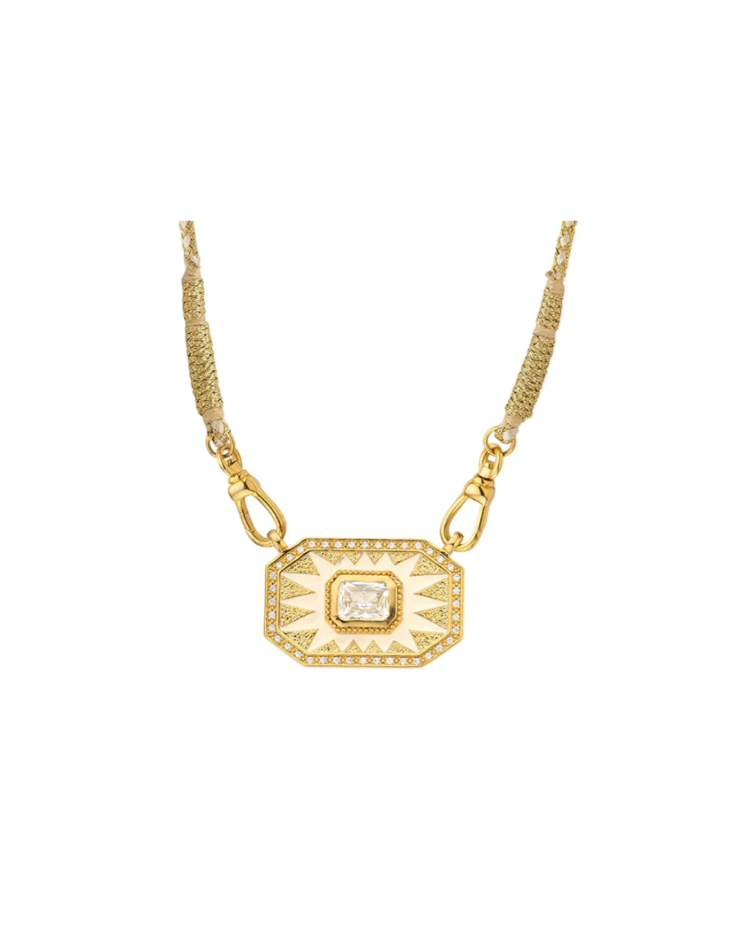 Light Ivory Yucatan Necklace - Gold Plated
