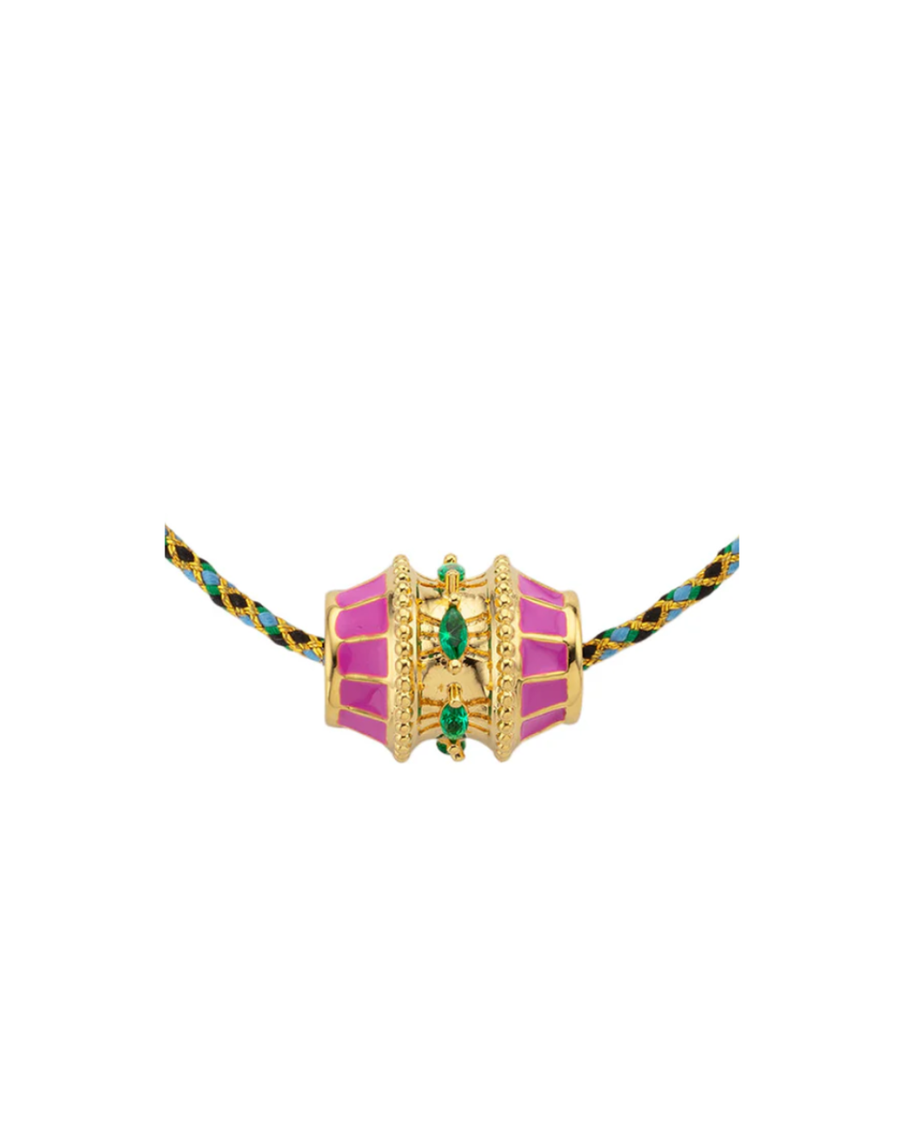 Fuchsia Talisman Necklace - Gold Plated