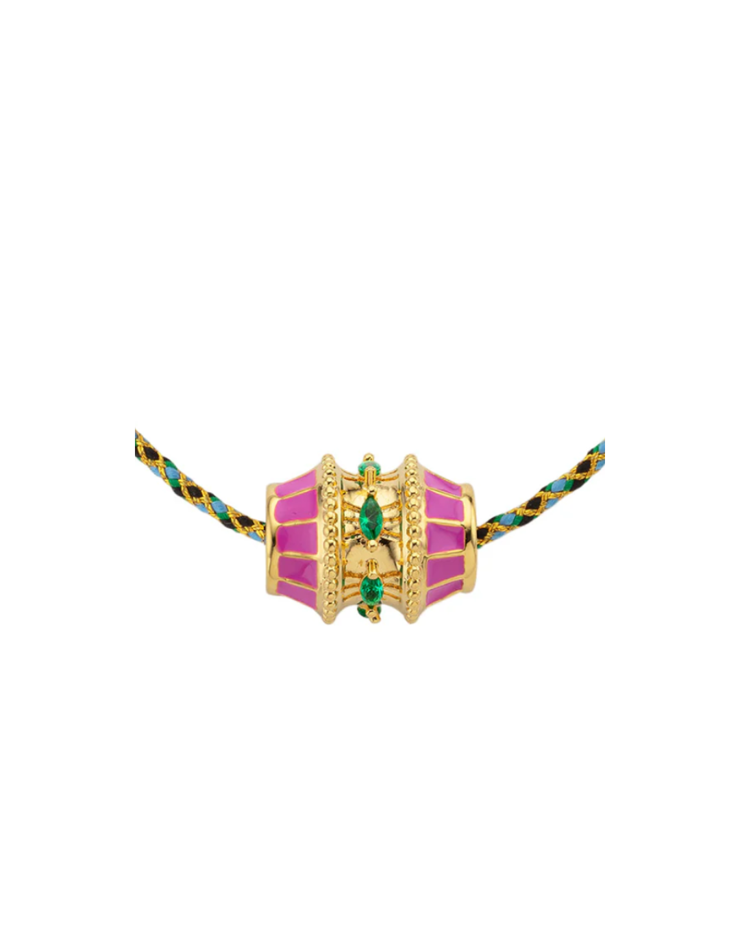Fuchsia Talisman Necklace - Gold Plated