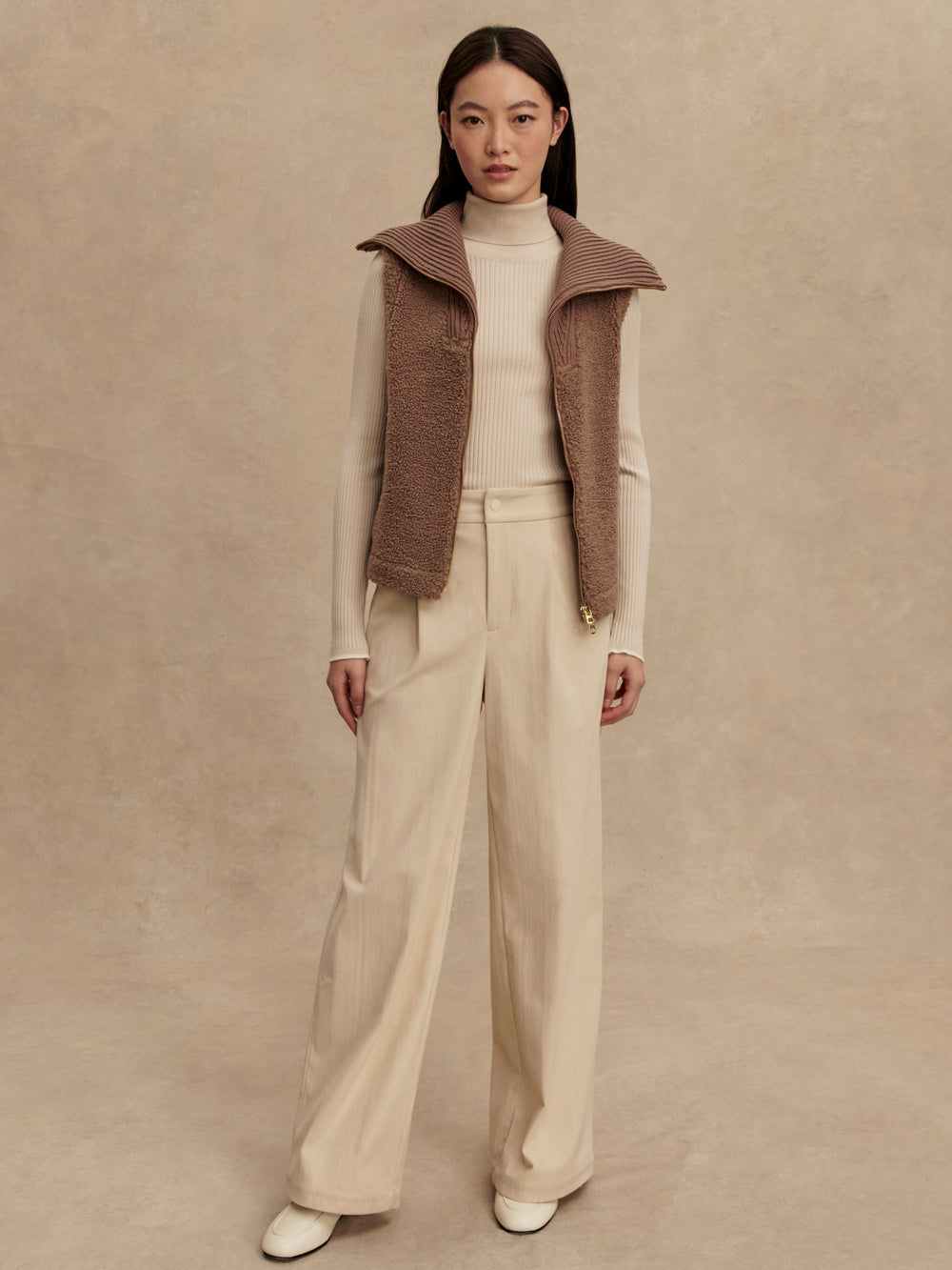 Aspen Gilet - Ash Taupe