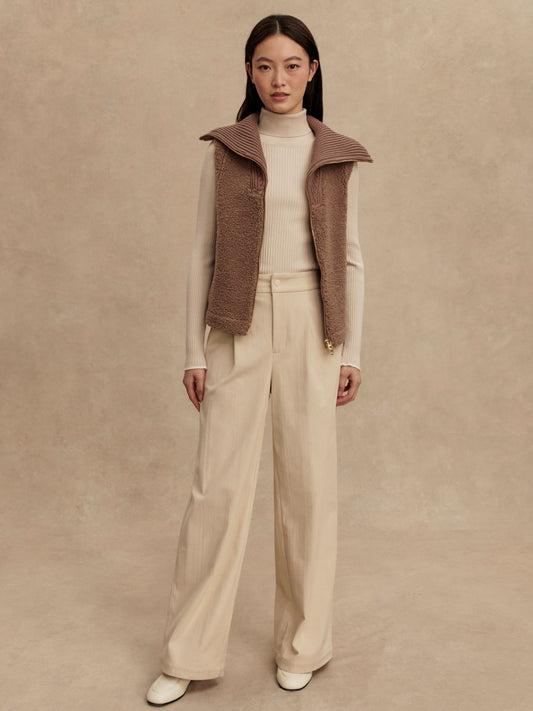 Aspen Gilet - Ash Taupe