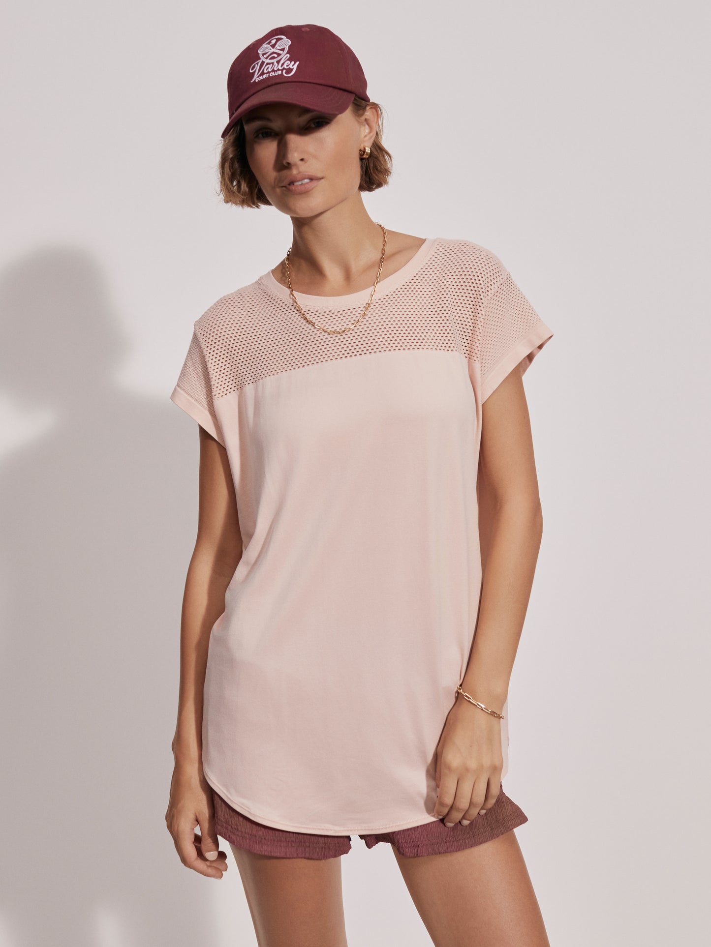 Wakefield Seamless Tee - Rose Smoke