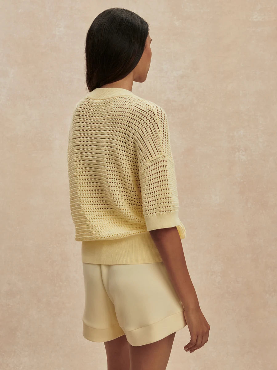 Callie Knit Top - Anise Flower