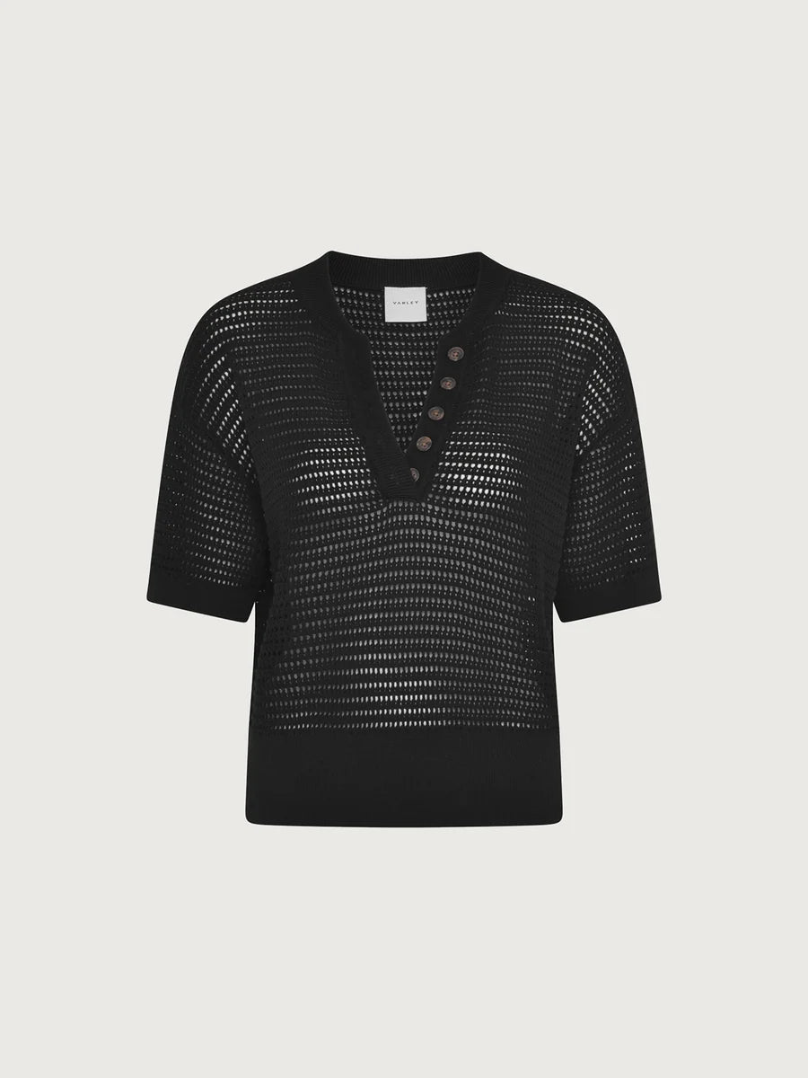 Callie Knit Top - Black