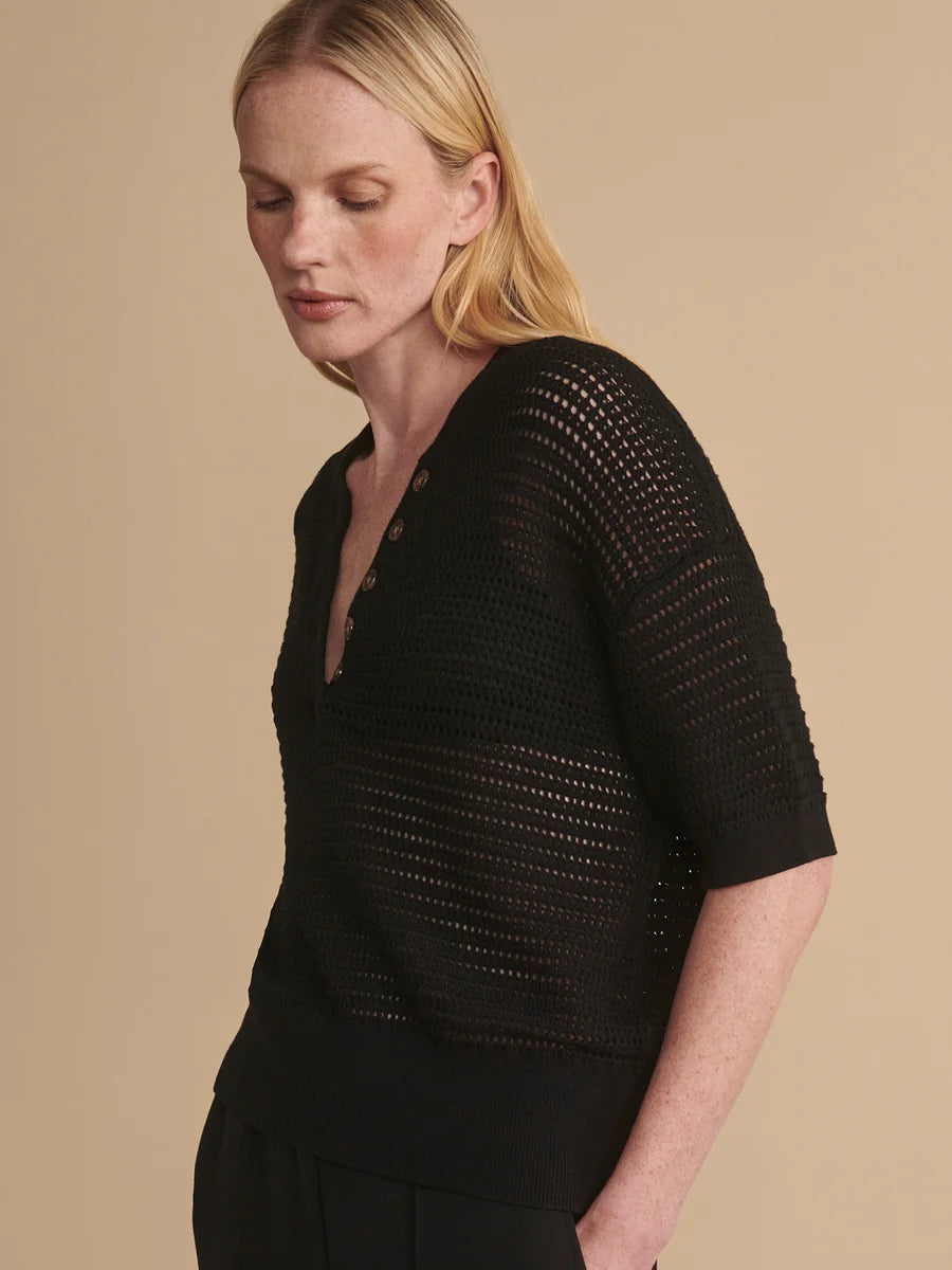 Callie Knit Top - Black
