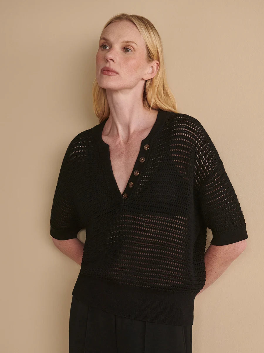 Callie Knit Top - Black