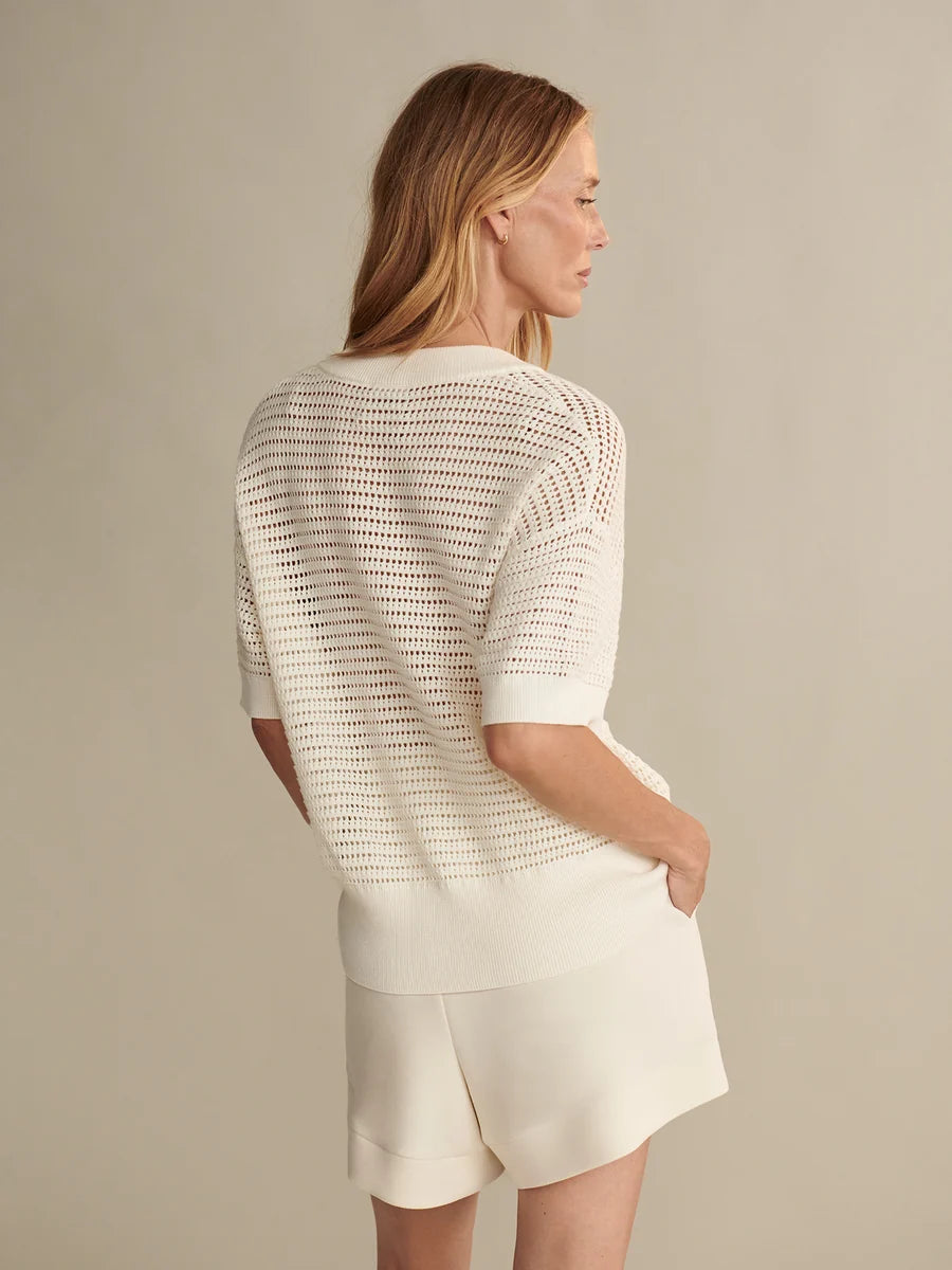 Callie Knit Top - Egret