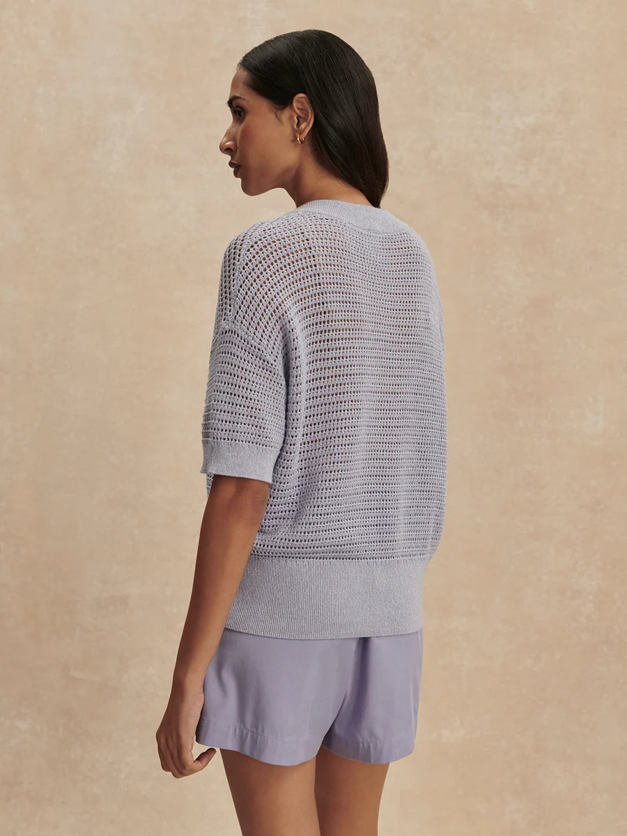 Callie Knit Top - Thistle Down