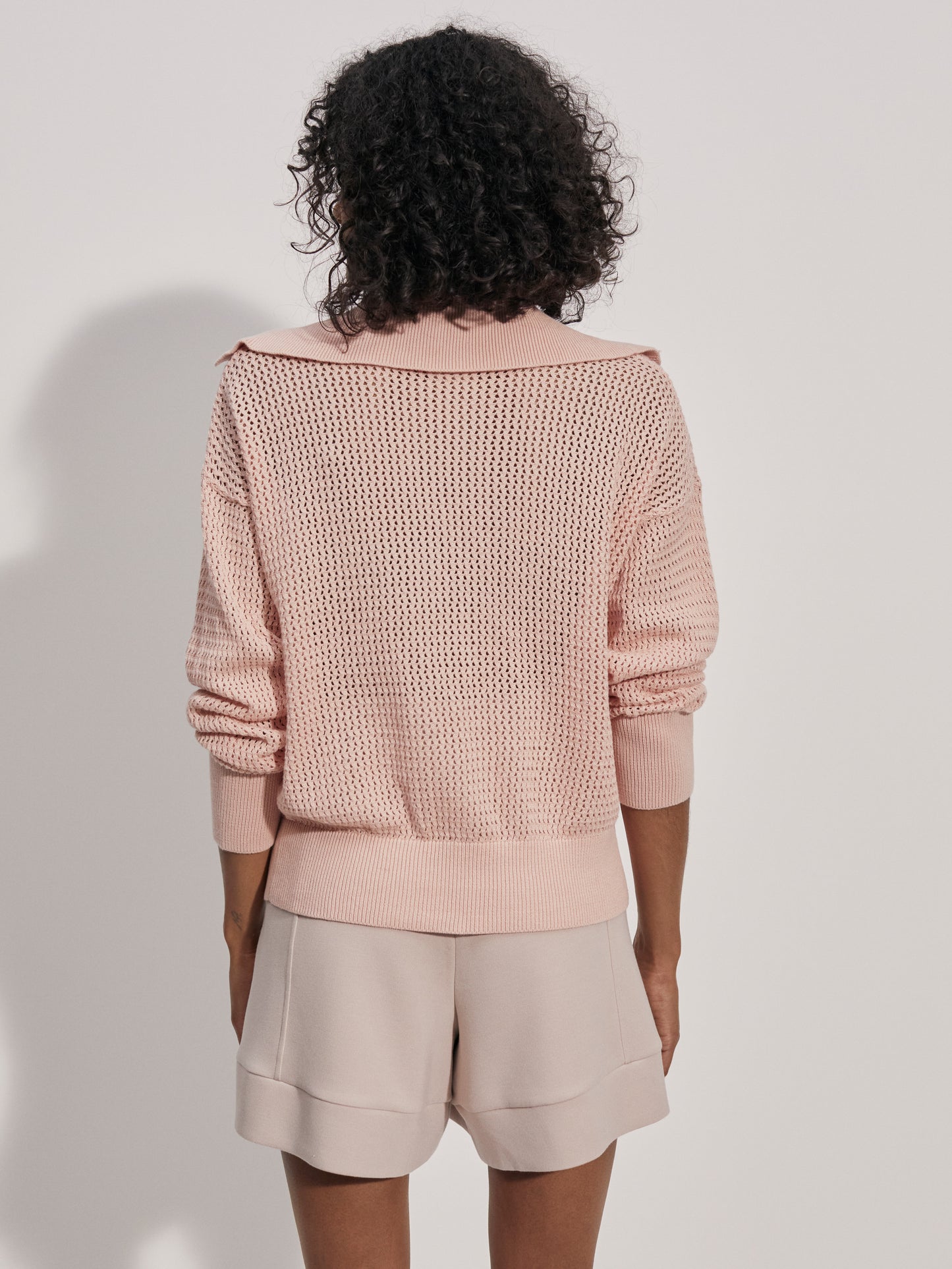 Fairfield Knit Jacket - Rose Smoke