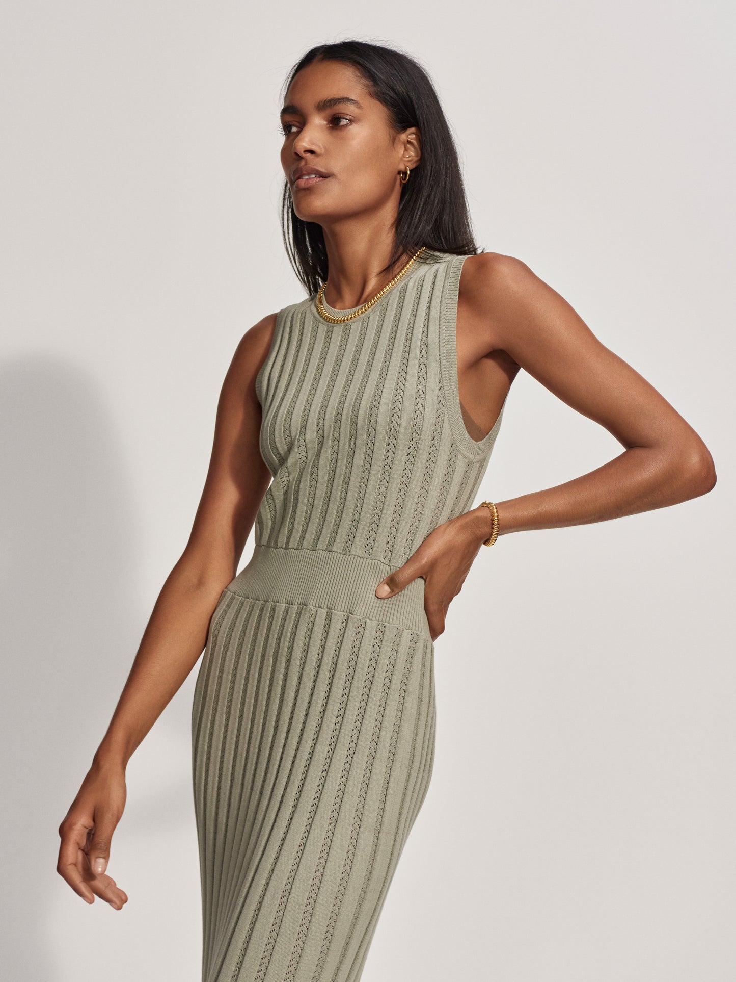 Florian Knit Dress - Seagrass